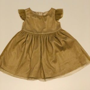 Crazy 8 Gold tulle Dress